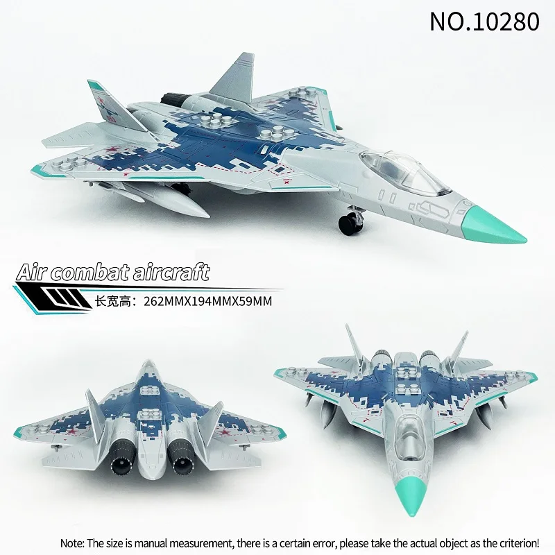 1/72 échelle SU-57s avion militaire jouet modèle Kits russe cinquième génération furtif polyvalent avion de construction de chasse