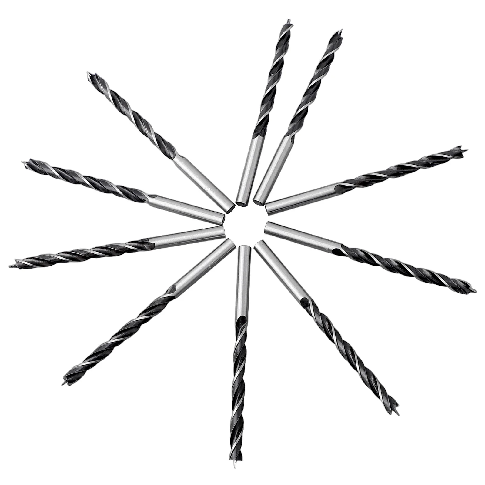 Strumento di perforazione del legno Punta da trapano Strumento di perforazione del legno 10 pezzi di diametro Punta da trapano a spirale per legno Punte Strumento di perforazione del legno