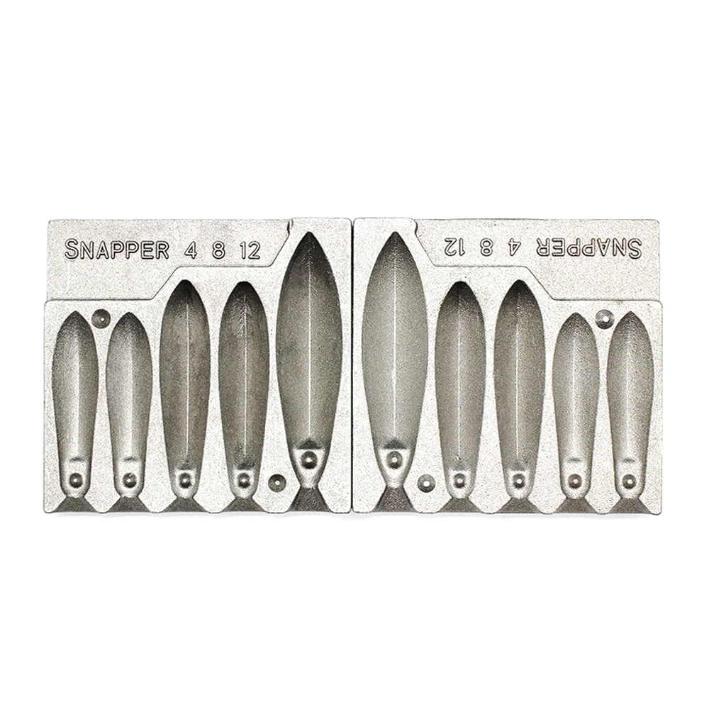 Dimatteo DIY Fishing Snapper Sinker Mould DMTSNSM/Large Combo Snapper Sinker 112g 224g 336g 5 Cavities