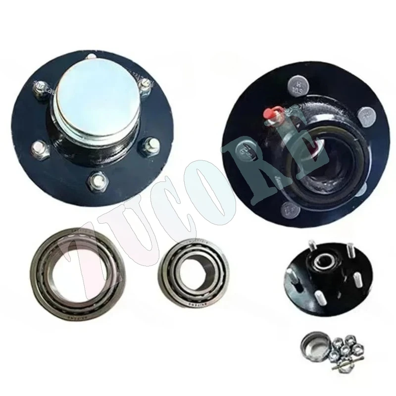 تحمل مقعد محور العجلة مقطورة رمح الرأس ، هابا رئيس مستقيم رمح حامل الجمعية 4 ثقوب 5 ثقوب 6 ثقوب تحمل