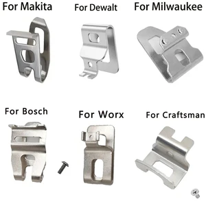 Elektrischer Bohrgürtelhaken, drahtlose Bohrer, Startschlüssel, Cliphaken, Werkzeugteil, Makita, Bosch, Dewalt, Milwaukee, Works, 18V, 20V 10 Hauptverkäufe Worx Havel - №7