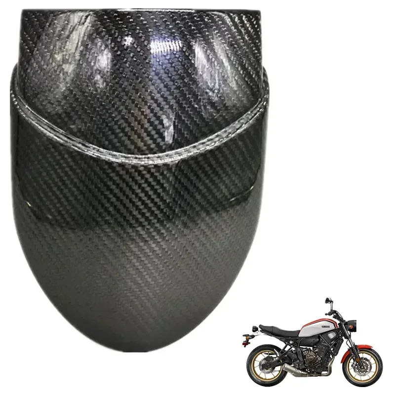 FOR YAMAHA XSR700 2016-2022 Motorcycle Parts Mudguard Splash Guard Front Fender Extended Carbon Fiber XSR 700