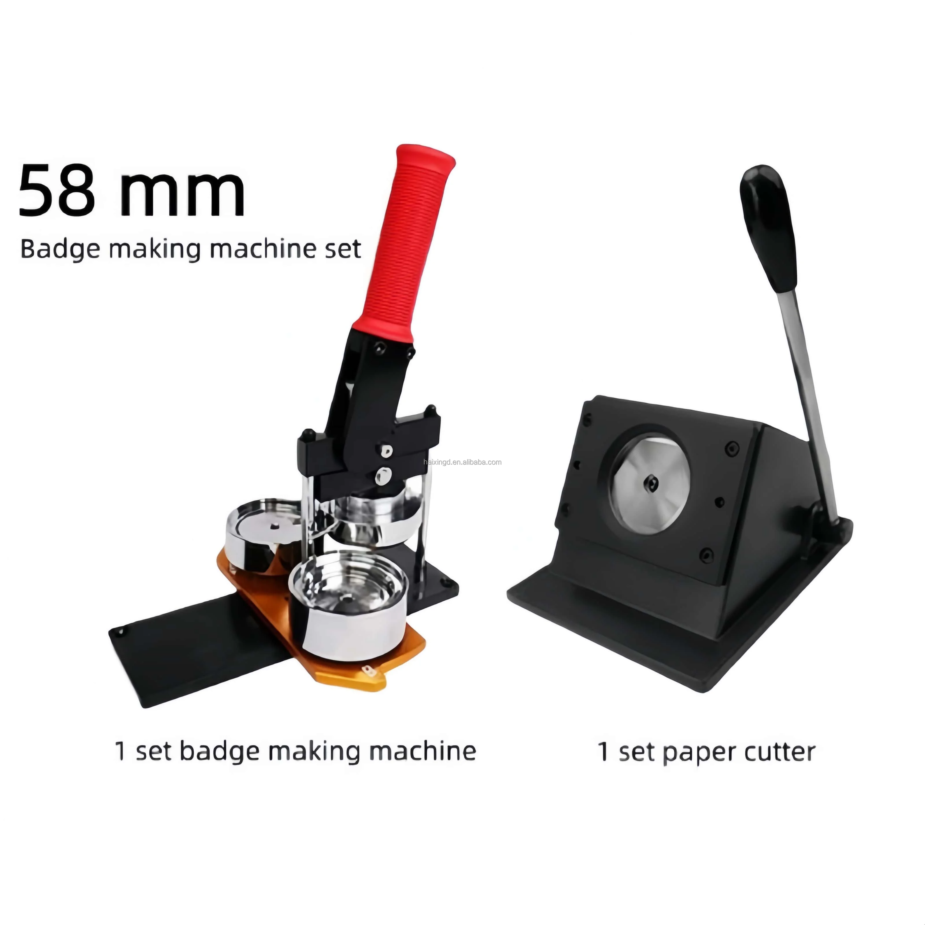2026 Hot 58mm Round Badge Maker Machine Manual Press Button Maker For Fridge Magnet Keychain Mirror DIY Custom Products
