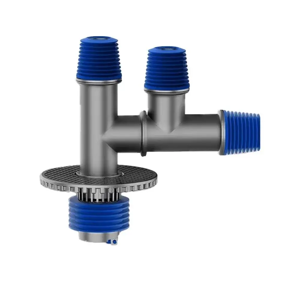 1Pcs New 2 in 1 Floor Drain Cover Universal 2/3/4 Ways Hose Adapter Disposer Sewer Drain Connector Washroom Accessories