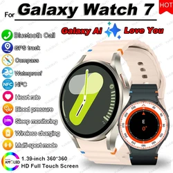 Dla Samsung Galaxy Watch 7 Ultra New GPS Track Smart Watch Men AMOLED Always Display Clock BT Talk NFC Sport Smartwatches Women