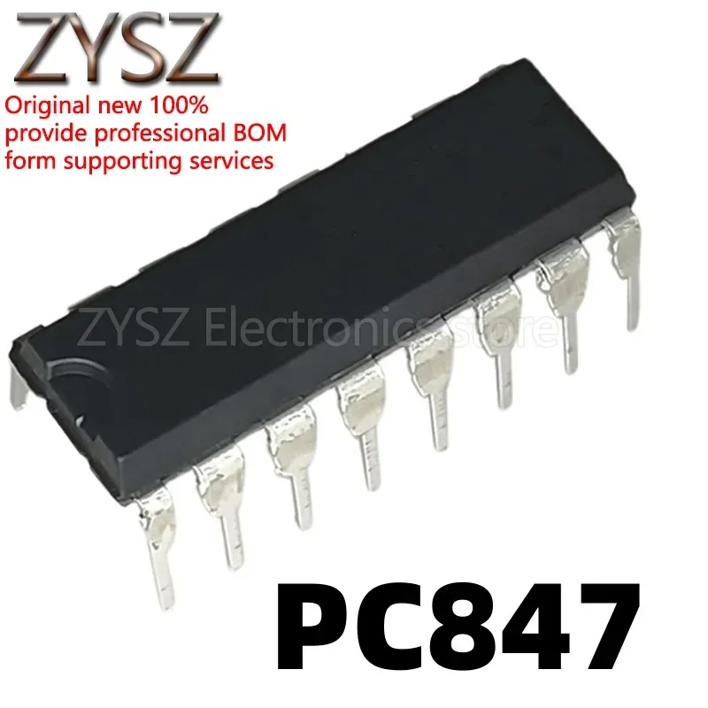 5PCS LTV-847 LTV847 PC847 PC817-4 in-line DIP16 pin