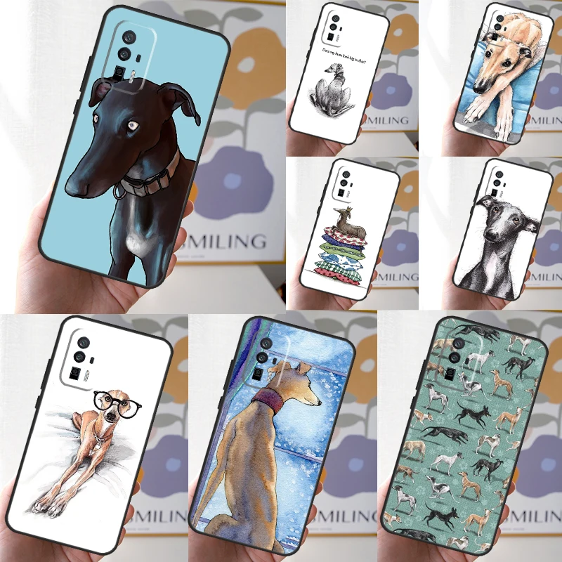 Galgo Greyhound Dog Case For Xiaomi 14 Ultra 12 13 Lite 11T 12T 13T Pro POCO X6 Pro X3 X4 X5 M5s M6 F3 F5 Cover