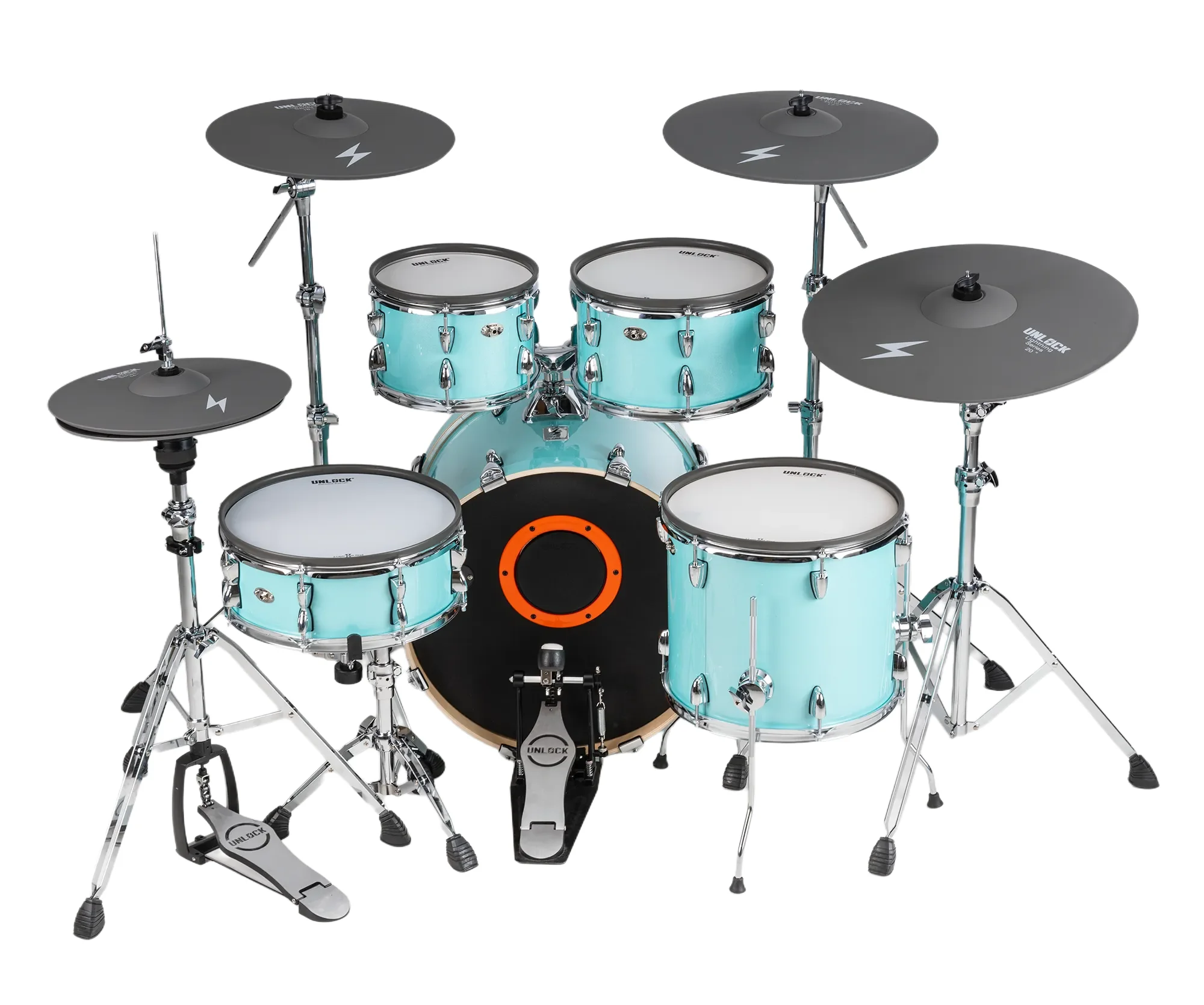 Professional Roland Compatible Electronic Drum Sets Silent Home & Stage Percussion Instrument Kits