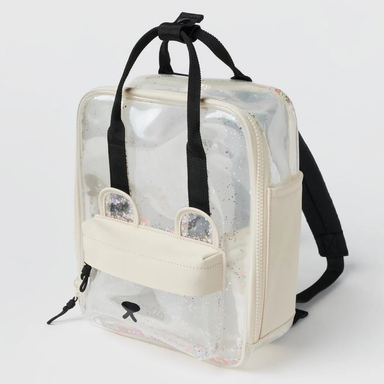 Girls Children Transparent Fashion Backpacks Baby Cute Casual Mini Bags Waterproof Light Two-shoulder Bags Outdoor