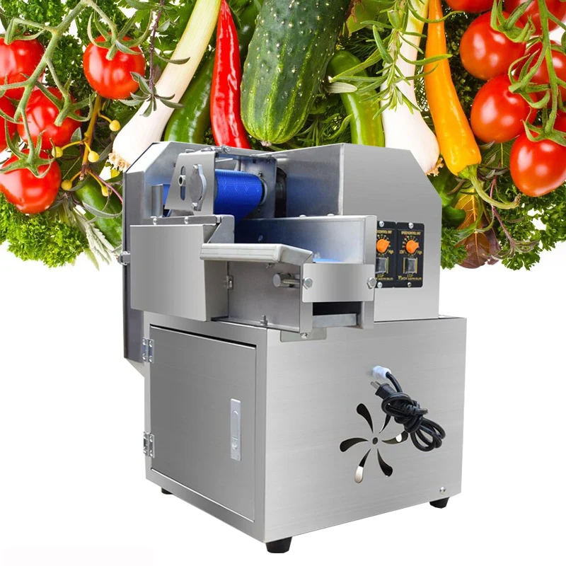 New Food Apple Potato Cutting Plantain Onion Banana Electric Fruit Metal Dicer Shredder Vegetable Slicer for Kitchen