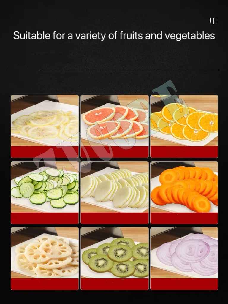 Cortadora Manual de patatas, máquina ultrafina para patatas fritas, cortadora de verduras, frutas, limón, naranja, para uso comercial y doméstico