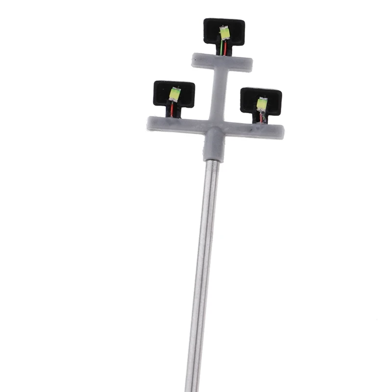 Lot de lampadaires LED pour modélisme ferroviaire, 5 pièces, éclairage pour modélisme ferroviaire, paysage, bâtiment, mise en scène