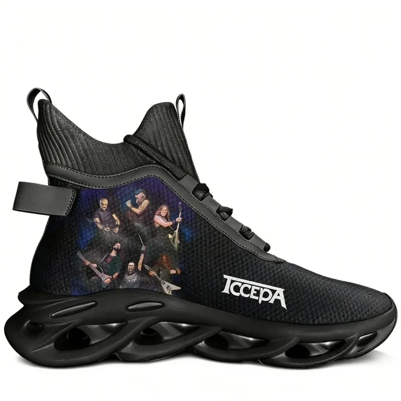 

Accept Band High Top Flats Sneakers Mens Womens Sports Running Shoes High Quality Sneaker Lace Up Mesh Footwear Custom Made Shoe