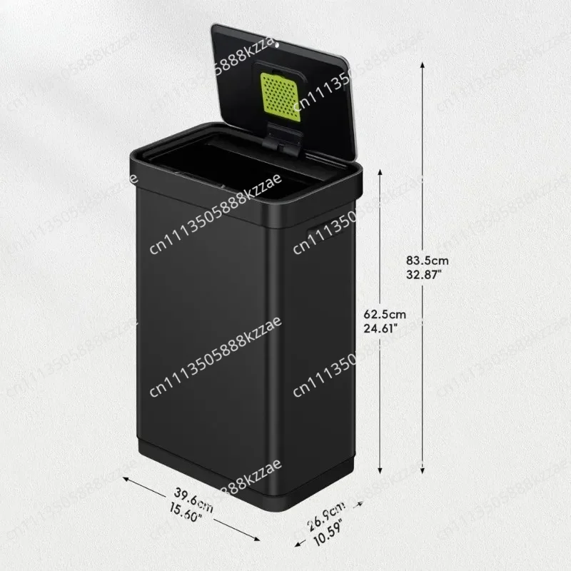 Household Stainless Steel Slim Pedal Garbage Can Luxury Narrow Bin for Bathroom Kitchen Living Room
