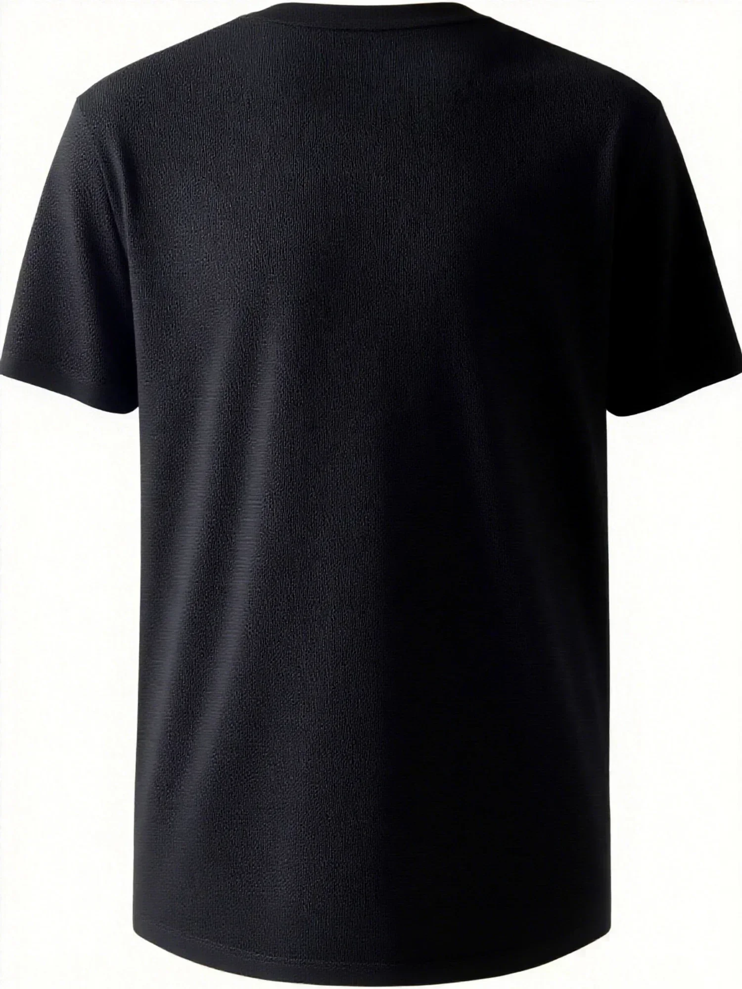 100% Pure Cotton Men's Loose T-Shirt Breathable Short-Sleeved Round Neck Minimalist Solid Color Multi-Color Optional