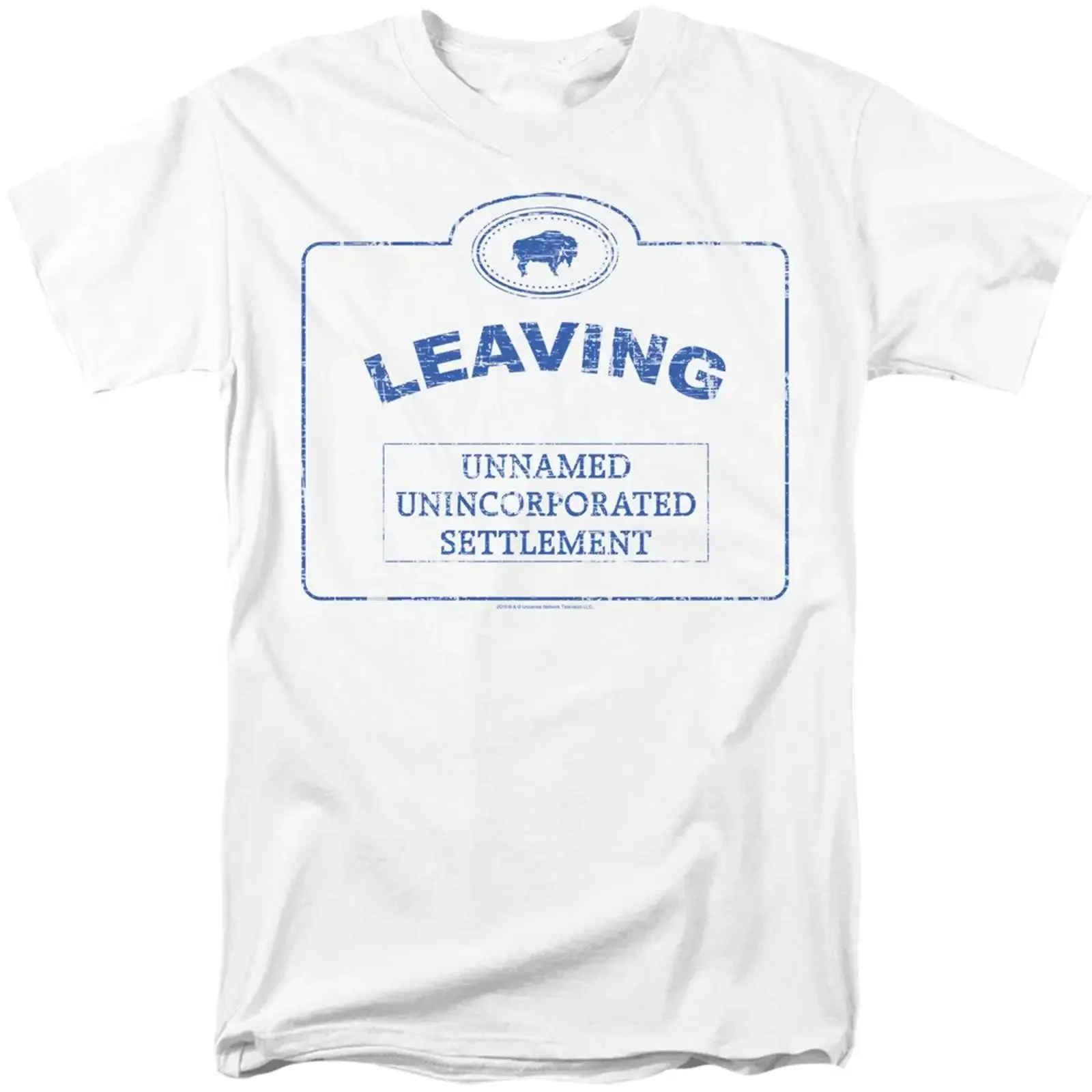 Warehouse 13 TV Series Leaving Unnamed Unincorporated Settlement T Shirt UNGETRAGEN vintage Washed fashion Slightly