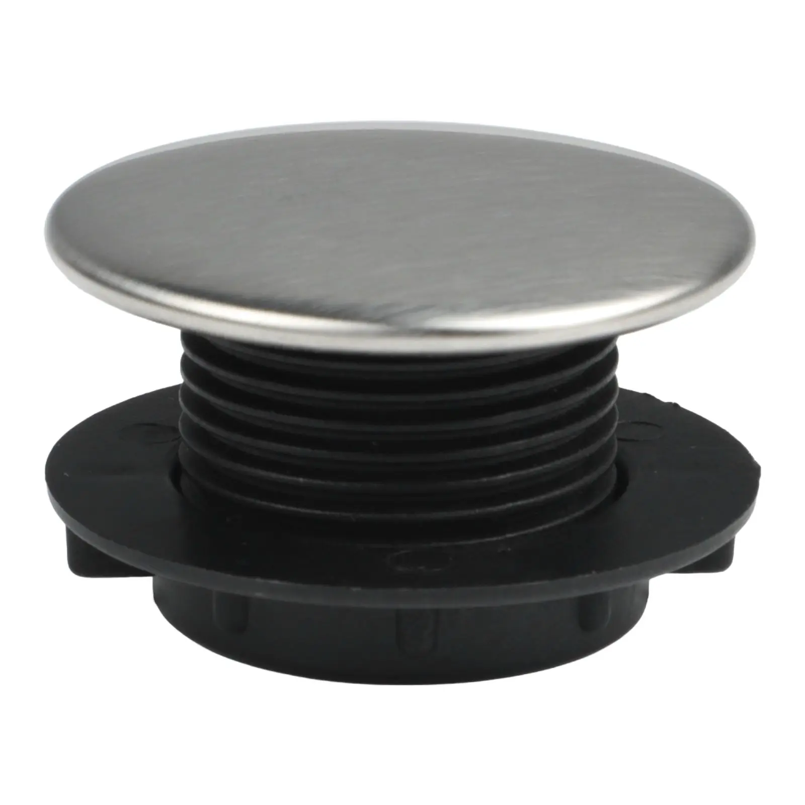 Plastic Sink Hole Cover for Kitchen Basin Tap Mounting Locations Leak Resistant Design with Threaded Shank Fixation