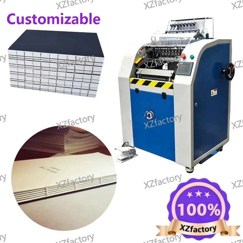 Customizable Allraise Automatic Book Sewing Machine Notebook Exercise Thread Book Sewing Machine Book Making Sewing Thread Stitc