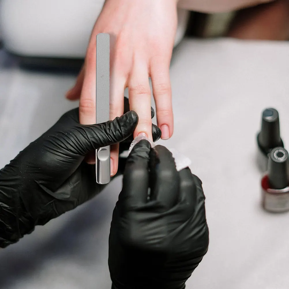 ชุดตะไบเล็บสแตนเลส 2 ชุด พร้อมกล่อง ตะไบเล็บเหล็กสำหรับทำเล็บมือและเล็บเท้า เครื่องมือพกพาสำหรับตกแต่งเล็บ กำจัดหนังกำพร้า