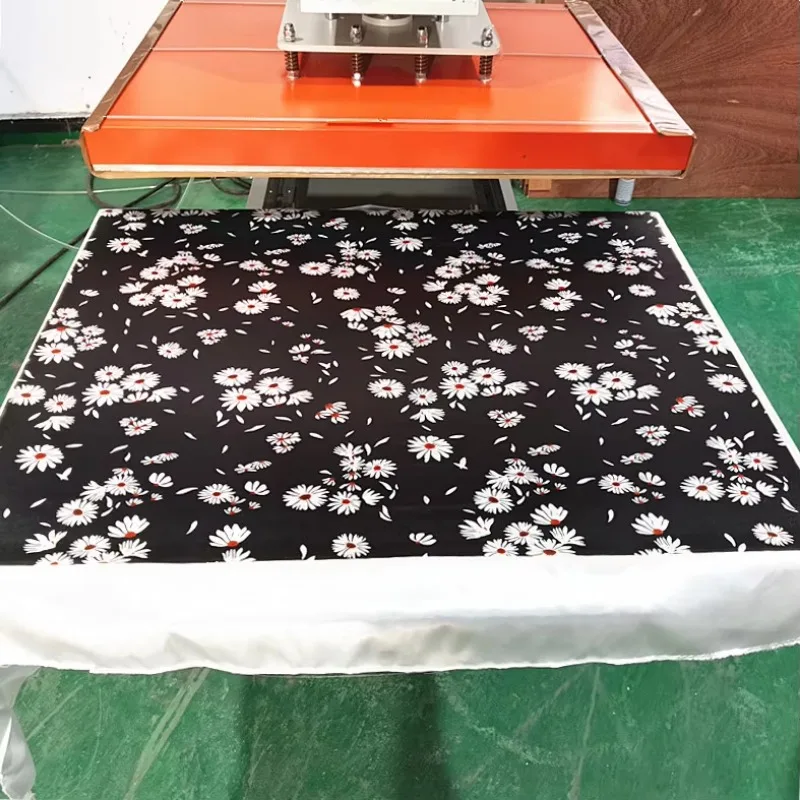 آلة نقل الحرارة بالضغط المفتوح الهوائية لوحة التسامي المطلية بالحديد من الألومنيوم مع مقبض سحب #3