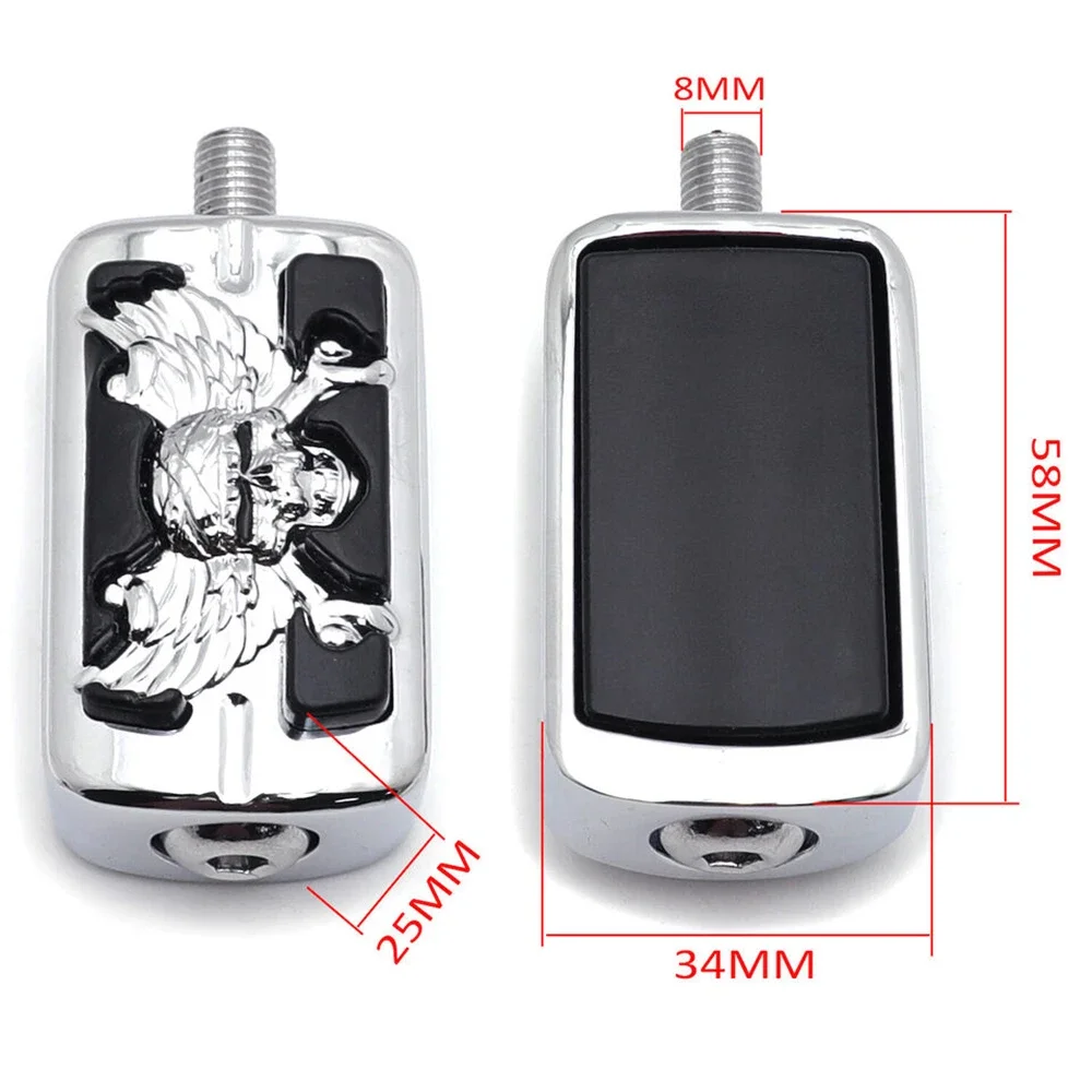 Zombie FootPeg Shifter Peg for Harley Davidson Street Bob FXDB SuperLow 1200 Tri Glide Ultra Motorcycle Parts - Image 2