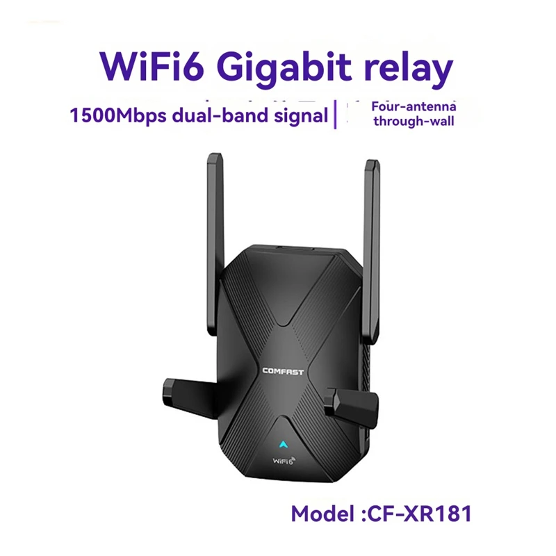 Super Sale COMFAST AX1500 Wifi6 Repeater Repetidor Sinal 5G Long Range4 Antena Wifi6 Range Extender Gigabit Repetiteur Puissant