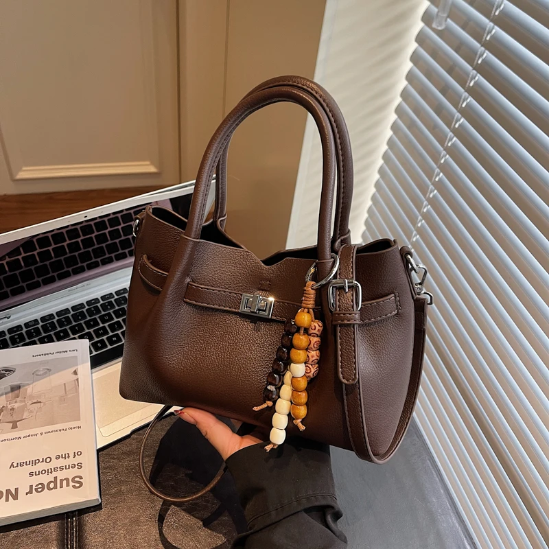 حقيبة كروس عصرية بتصميم كاجوال للنساء بسعة كبيرة بلون سادة وفريدة من نوعها #3