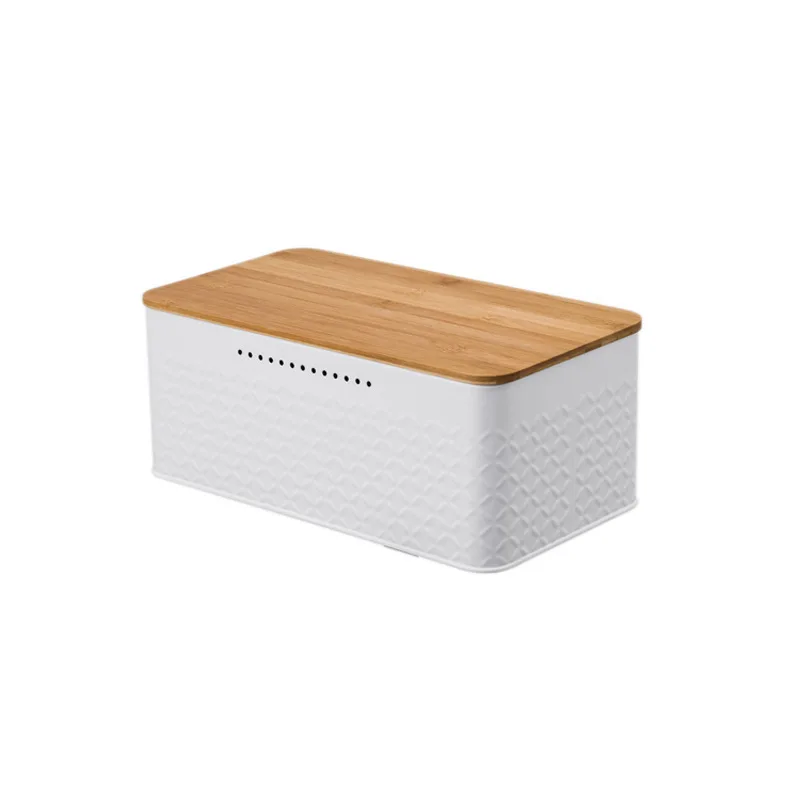 

DSA bread box, box products, kitchen storage cans, buckets, household square bread box, metal breathable and fresh-keeping
