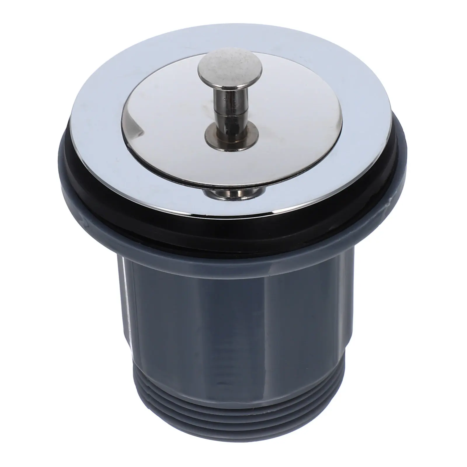 

Сливной фильтр для кухонной мойки из нержавеющей стали, съемная глубокая корзина-фильтр, эффективное дренажное соединение, легкая очистка