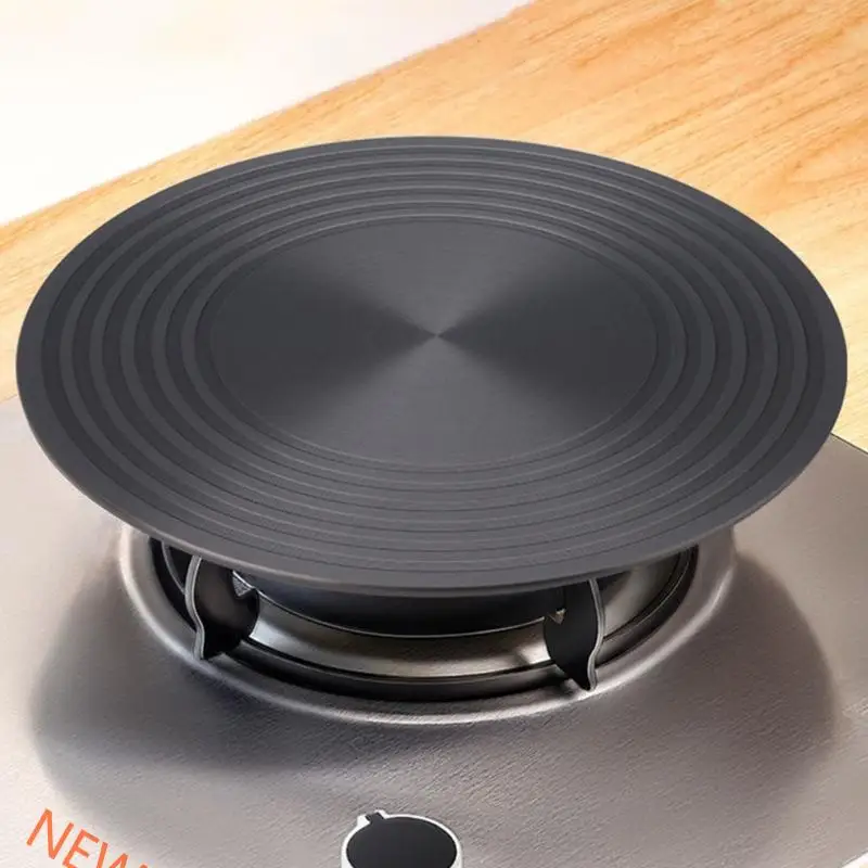 Foldable Aluminum Heat Diffuser Plate for Gas Stove 6mm Thick Quick Defrosting Tray Enhances Cooking Efficiency