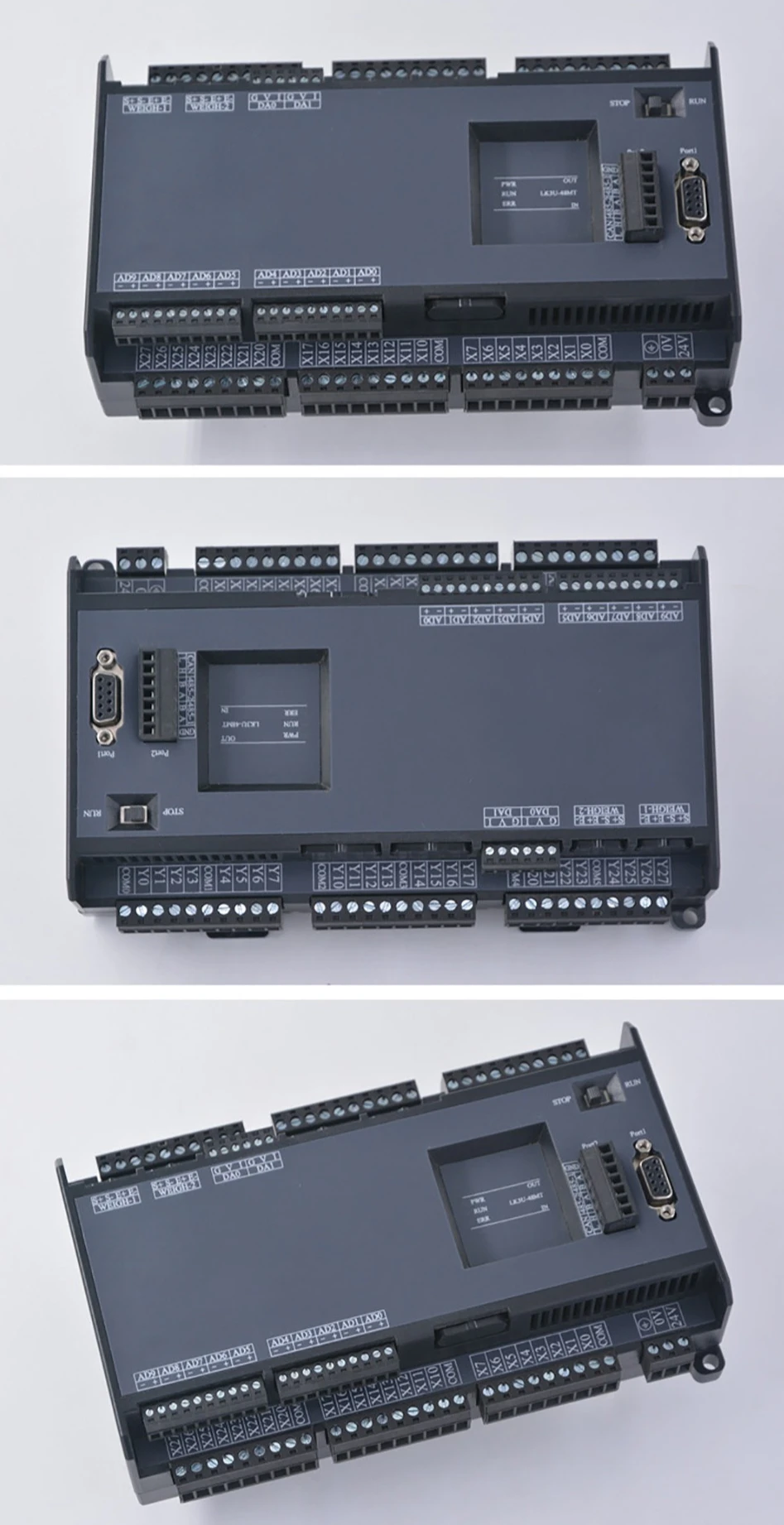 LK3U 200 كيلو هرتز FX3U-14 -24 -32 -48 -64 -80MR MT ترانزستور مرحل MODBUS تناظري في مفتاح إلى PT100 NTC 10K إيثرنت #6
