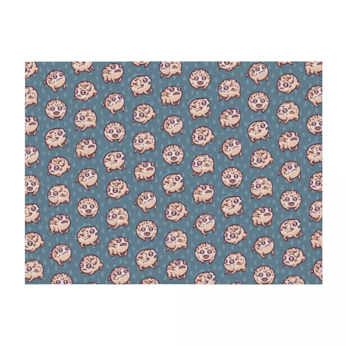 

Desert Rain Frog Throw Blanket Polar funny gift Sofa Quilt Soft Blankets
