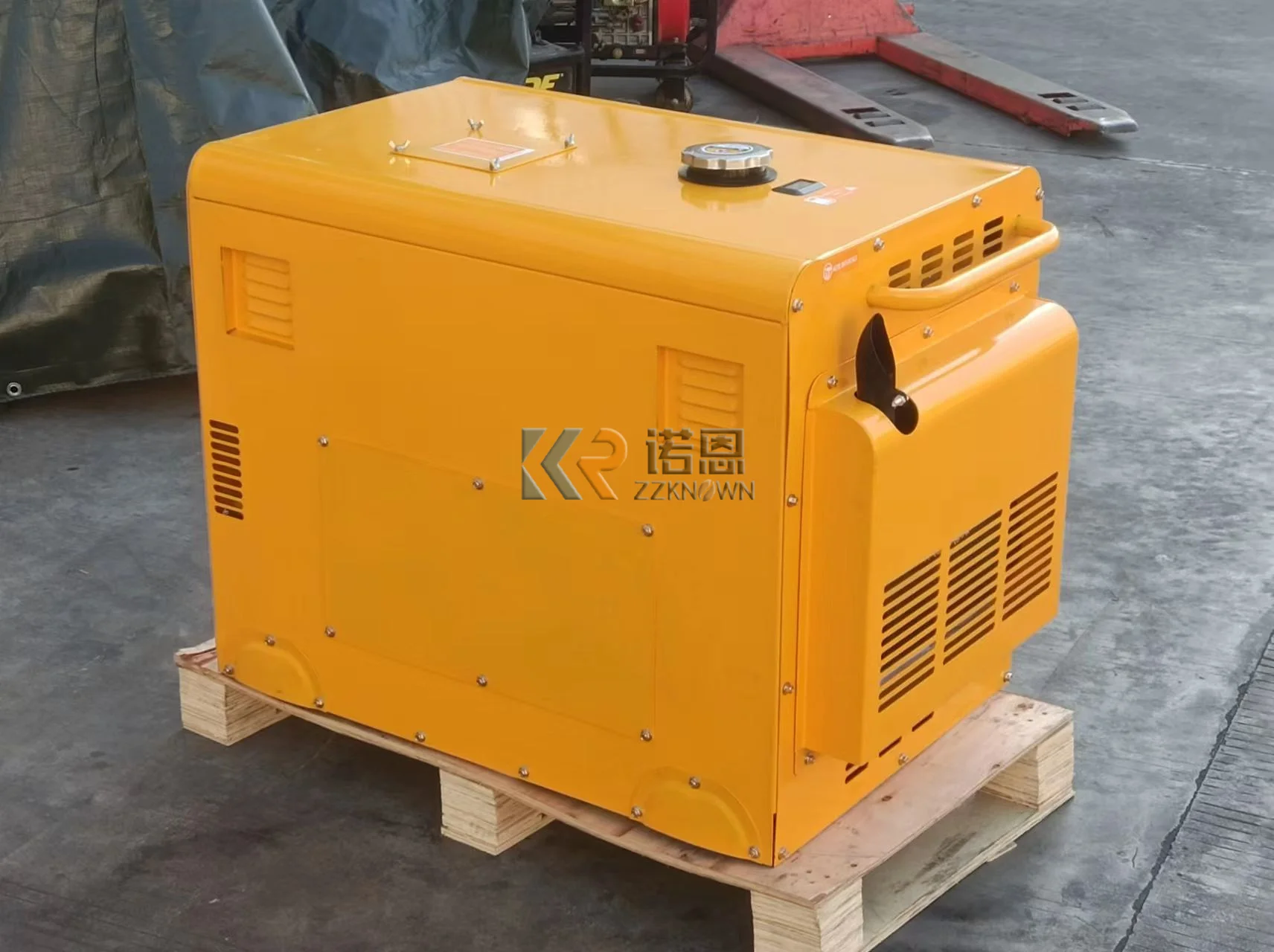 Дизельный генератор мощностью 5,5 кВт, однофазный трехфазный дизельный генератор с воздушным охлаждением, бытовой небольшой бесшумный генератор