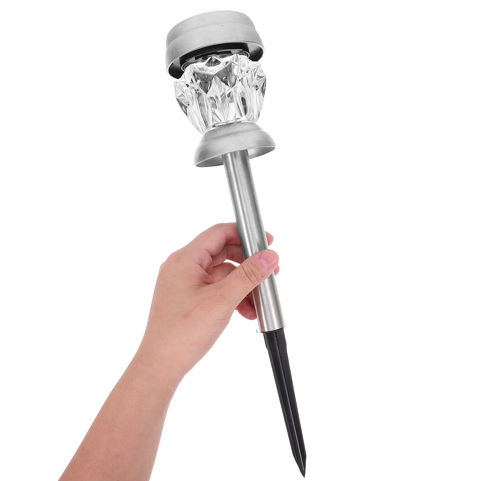 

1Set Solar Unique Stainless Steel Design Bright LED Outdoor Garden Path Lawn Decor for Driveway Terrace