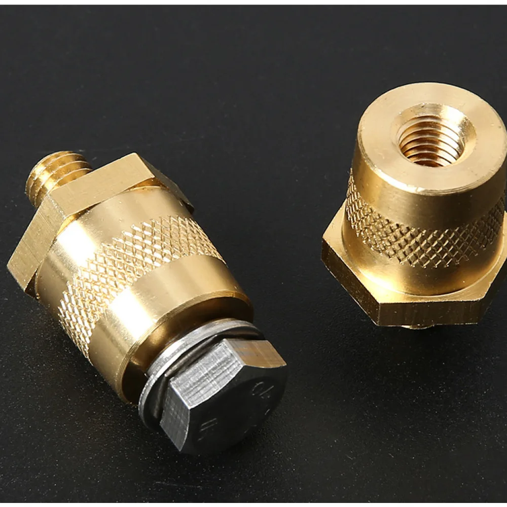 Brass Battery Terminal Connector M6 M8 Thread Stud Automotive Modification Accessories Car Power Supply Extension Parts