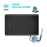 Graphics Tablet HUION H420X Digital Drawing Tablet Graphic Tablet for Painting with Battery-Free Pen PW100 8192 L