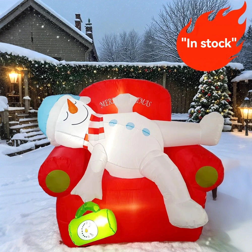 

Christmas Inflatable Santa Claus Snowman Inflatable Model Holiday Gift Indoor Outdoor Decoration