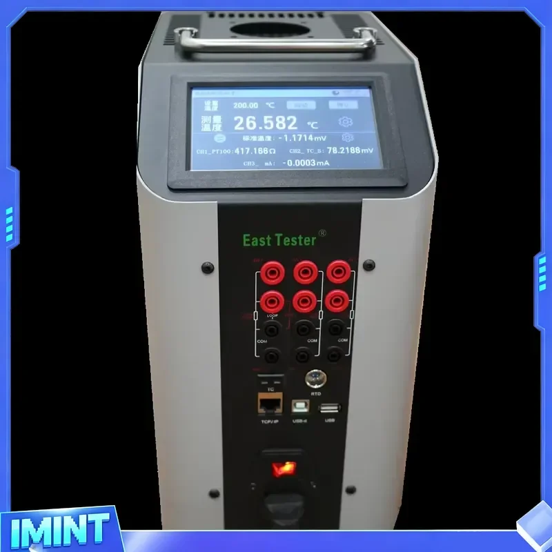 ET3805-150A Intelligent Dry Well Furnace Touch Screen -20~150℃ Fast Heating Dry Block Temperature Calibrator Used in Medicine