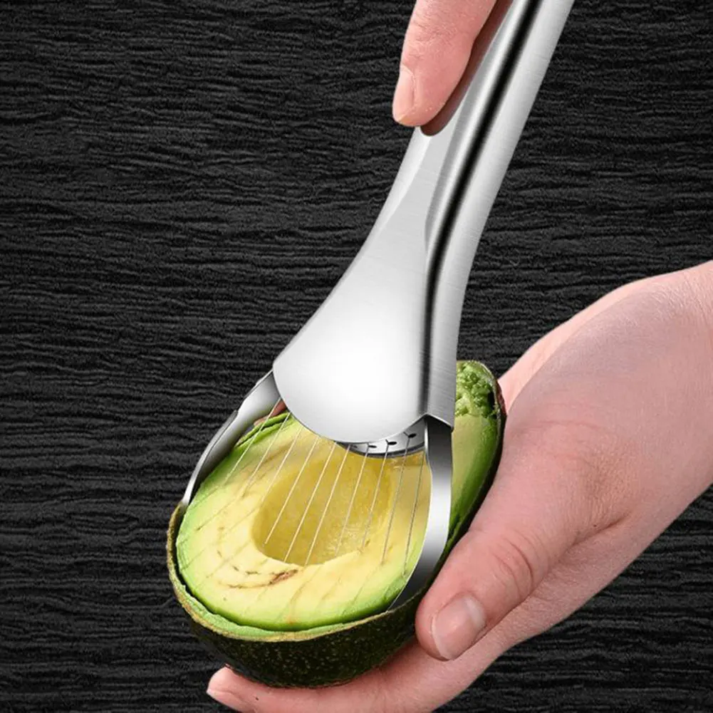 

Fruit Cutter With Seed-remover 3-in-1 Design For Salad