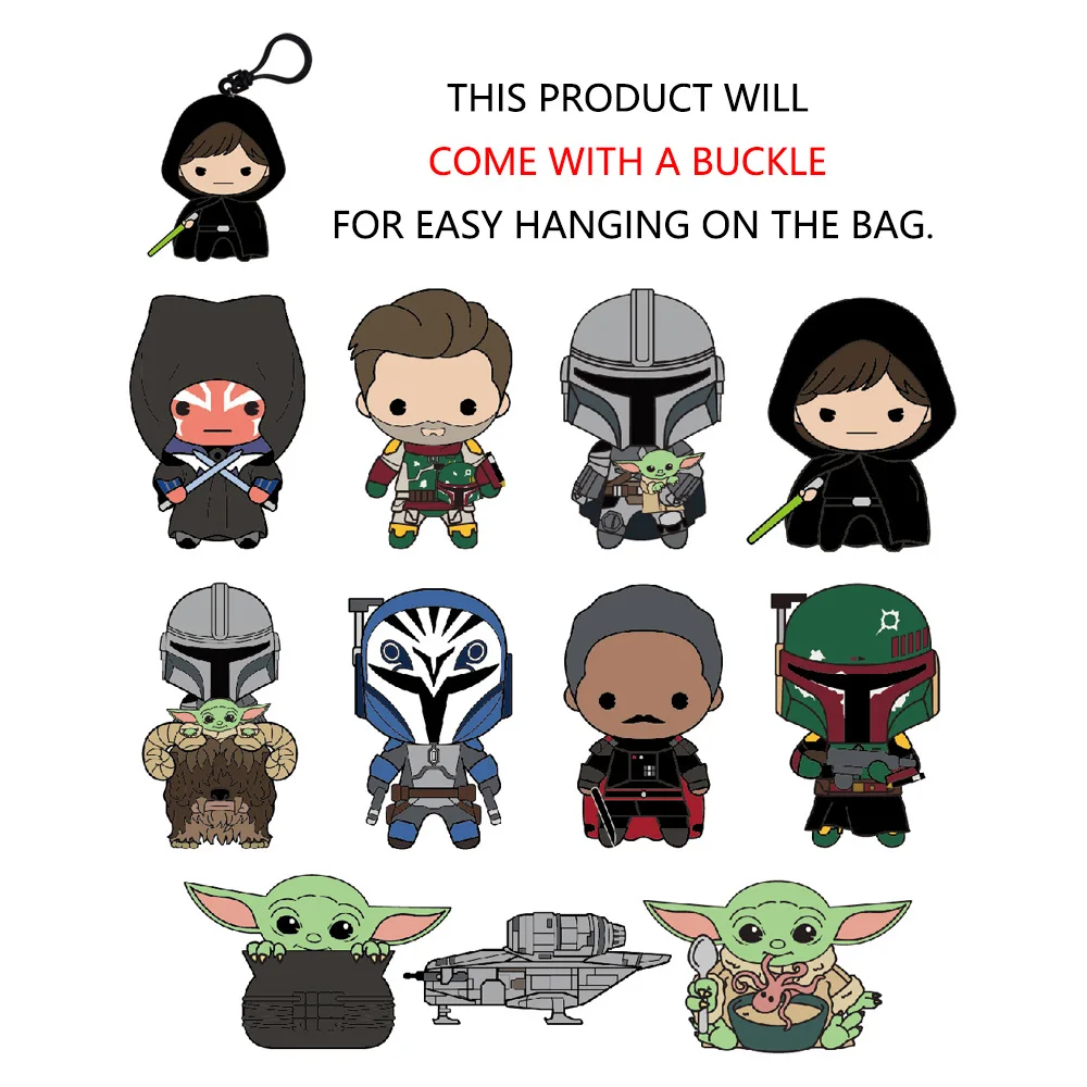 Star Wars Officially Licensed Blind Box Mandalorian Grogu Keychain Gift 1Pc