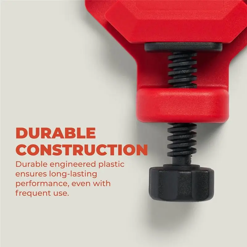DT17 Quick Corner Clamps, 4 Pack Woodworking Right Angle Clamp, Adjustable 2-26mm, Picture Frame Clamp, DIY Home Tool