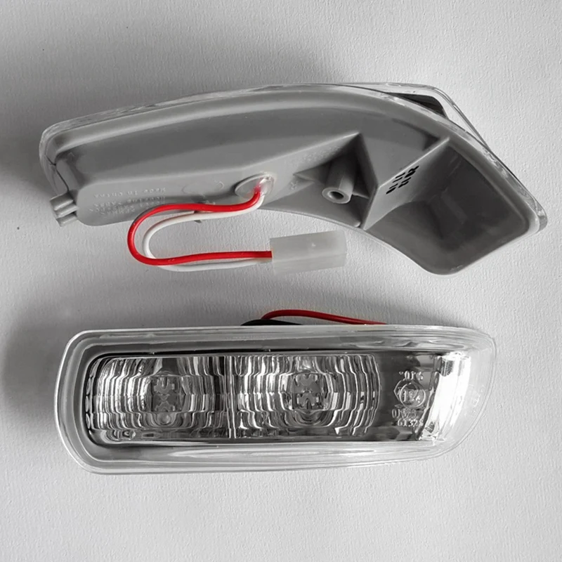 1 par de luces LED para espejo retrovisor, señal de giro para espejo retrovisor de puerta para Geely Emgrand 7 EC7 EC715 EC718, intermitente de espejo lateral