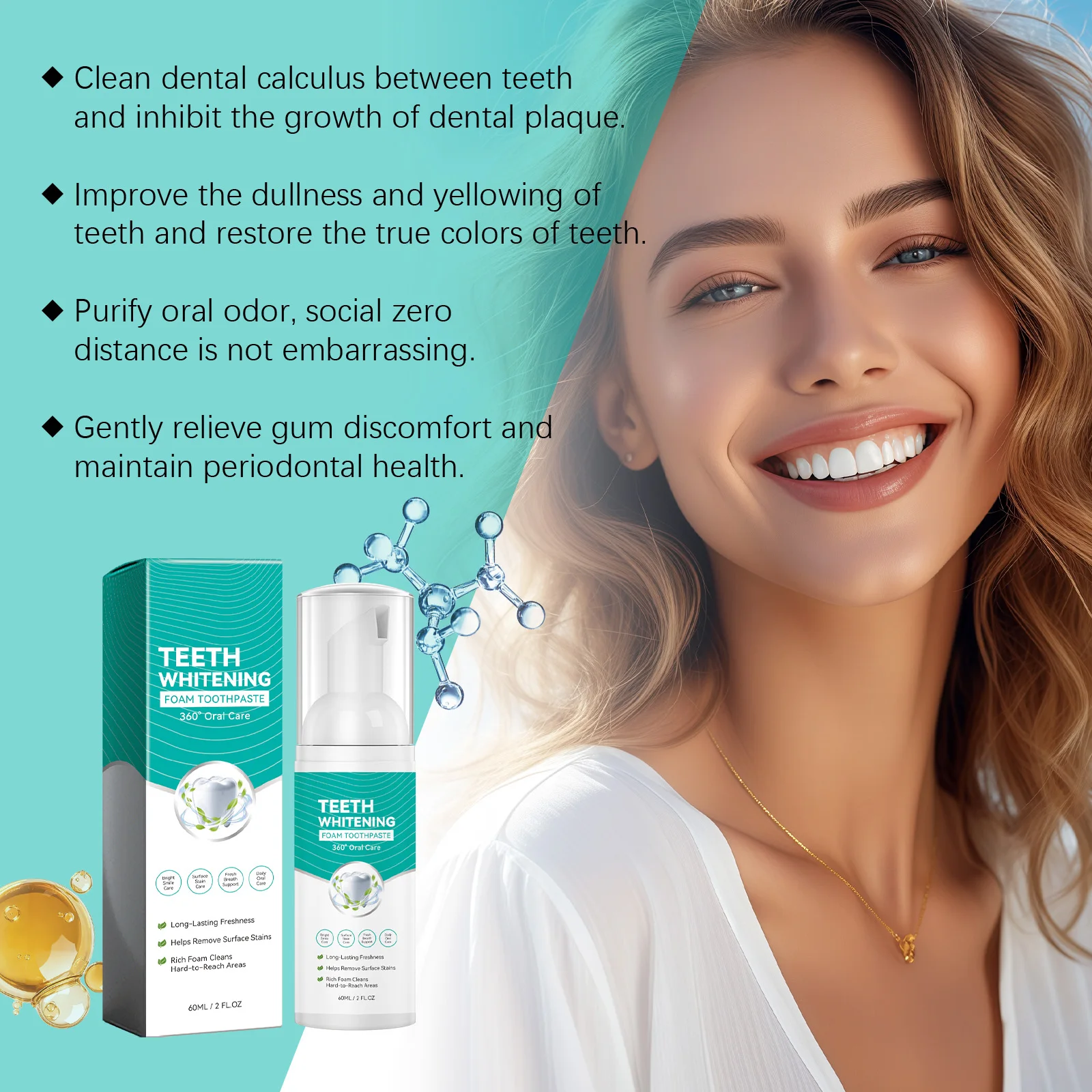 Pianka do wybielania zębów, pa – Teeth Whitening Mousse recenzja i cena