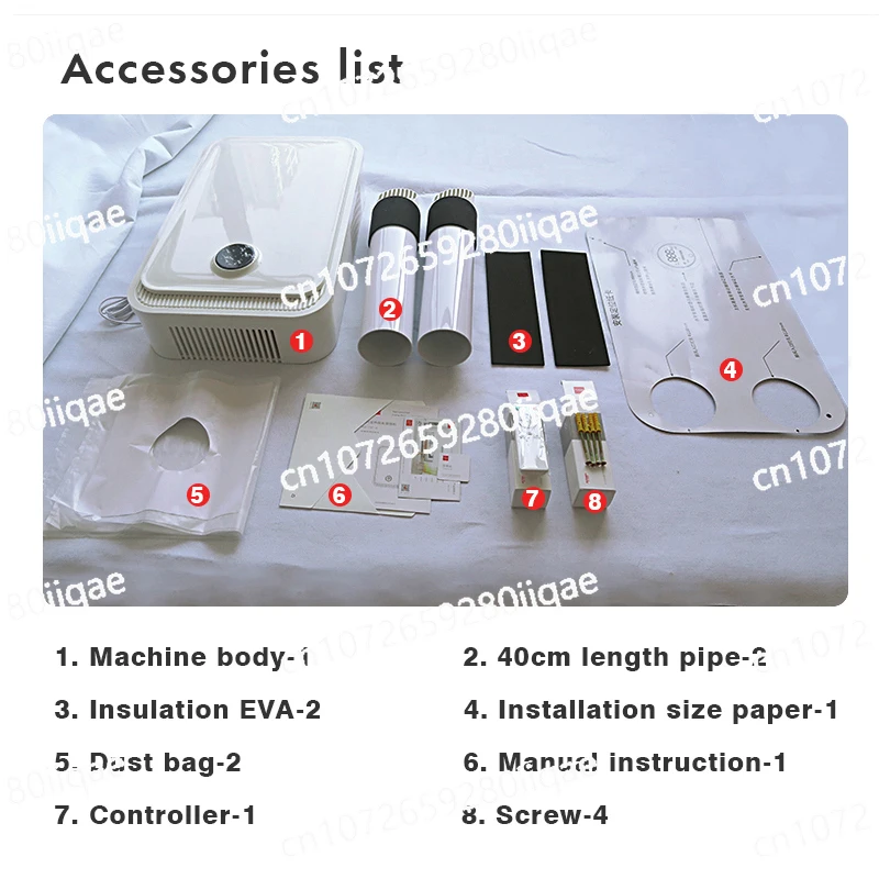 

Air Recuperator ERV HRV WiFi Control Single Room Wall-mounted Energy Heat Recovery Ventilation System Low Noise