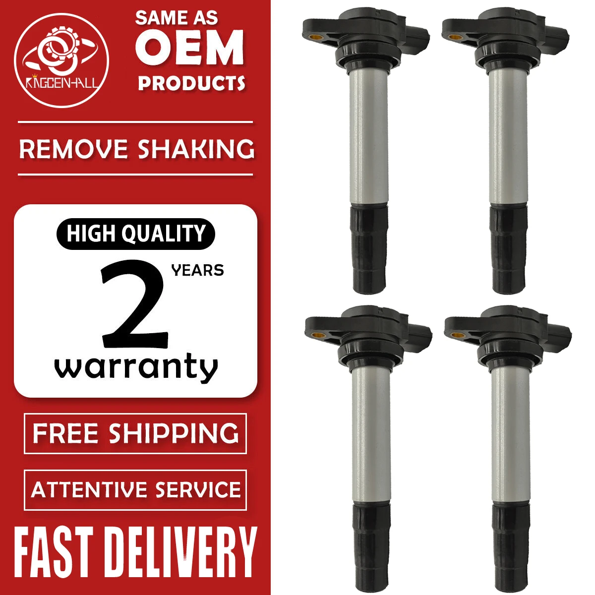 

New 22448-4M500 224486J901 CM11-206 Ignition Coil For Nissan Almera Sentra Primera Sunny Cube 1.8L 95-06 QG18DE 22448-4M50A