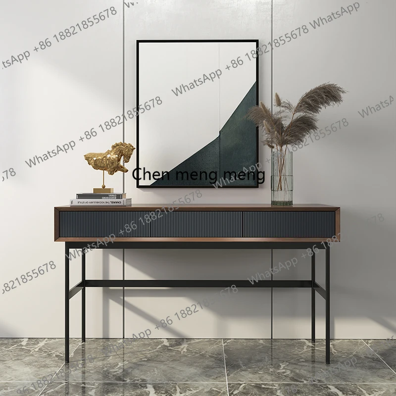 Italian Luxury Console Table Trendy Beauty Living Room Porch Console Table With Storage Design Tisch Wohnzimer Möbel Furniture