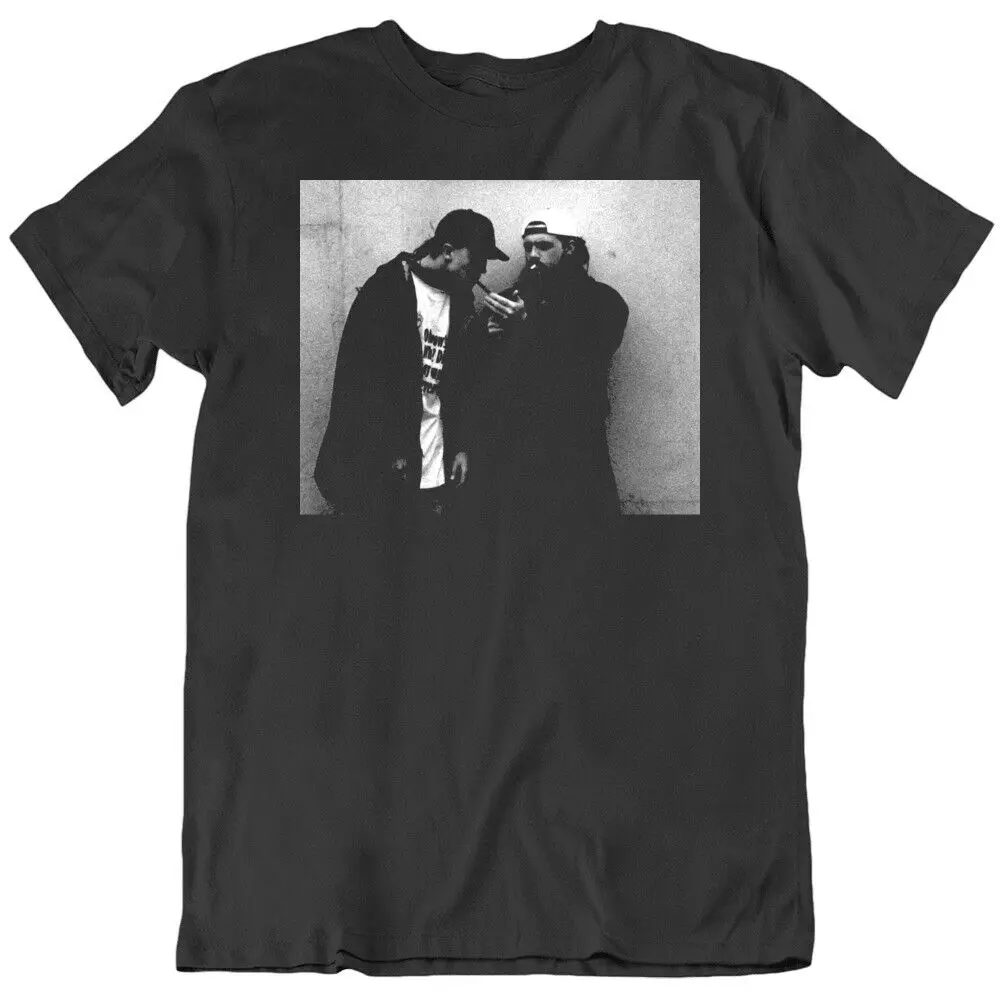 

Clerks Cult Classic 90s Comedy Movie Fan Funny Jay and Silent Bob Black T Shirt