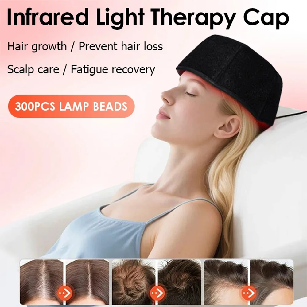 NEW Red Light Therapy For Hair Fast Growth Cap 100LEDs 3in1  Infrared Light 660nm 850nm Therapy Device For Hair Loss Treatment view 4