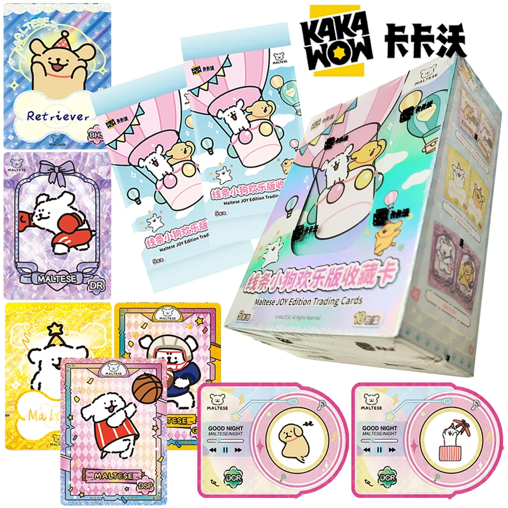 

KAKAWOW оригинальная коллекционная карта мальтийского аниме Crown Puppy Series, ограниченная серия, персонажная карта, любимые милые игрушки для фанатов, подарки