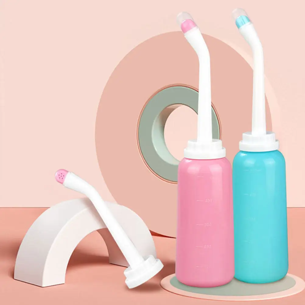 2Pcs Women Private Part Cleaner Portable Handheld Douche Cleaner Safe Soft Tpe Material Female Personal Hygiene Irrigator Bottle - view 4